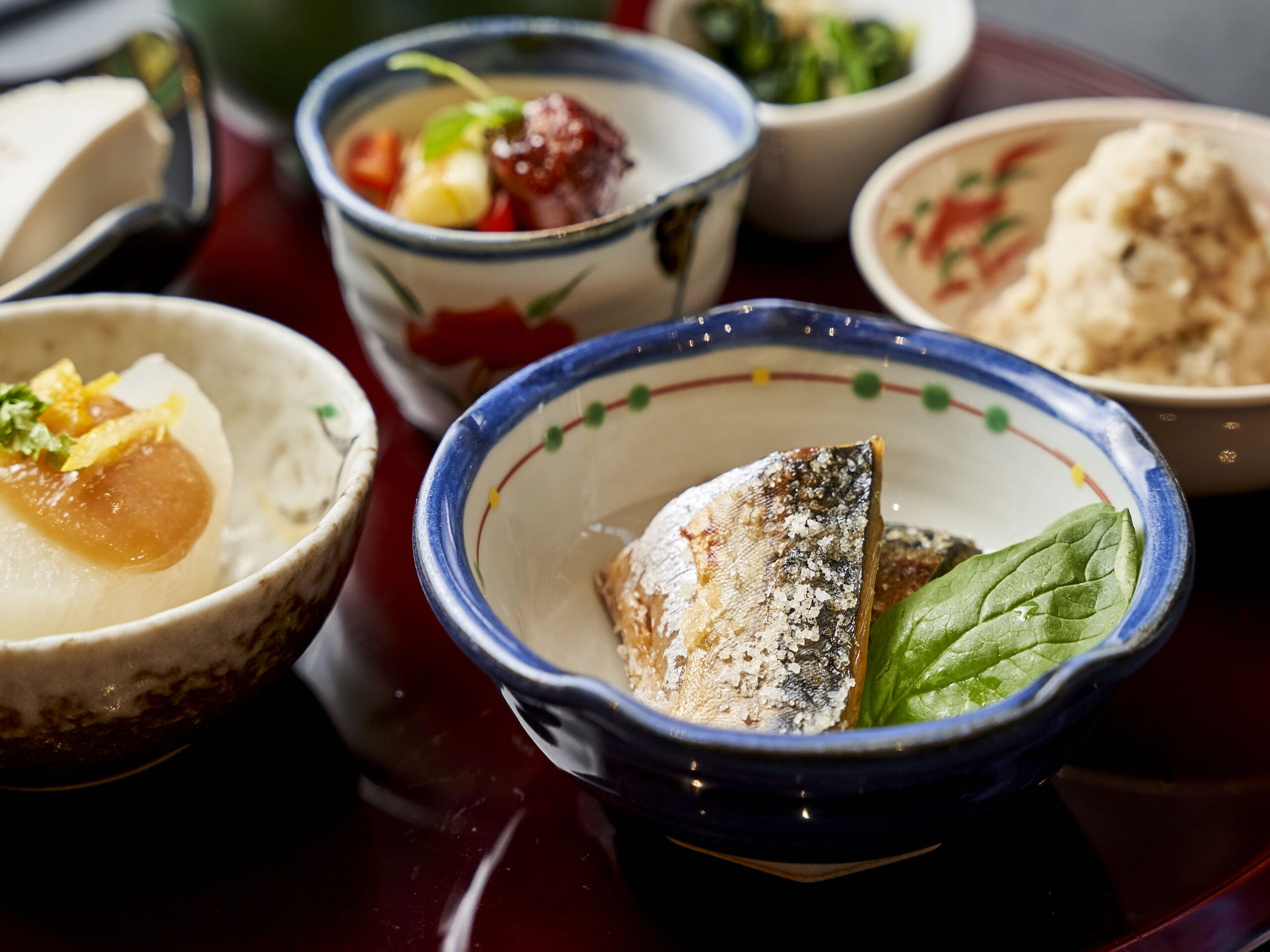 日本のホテル朝食プレート